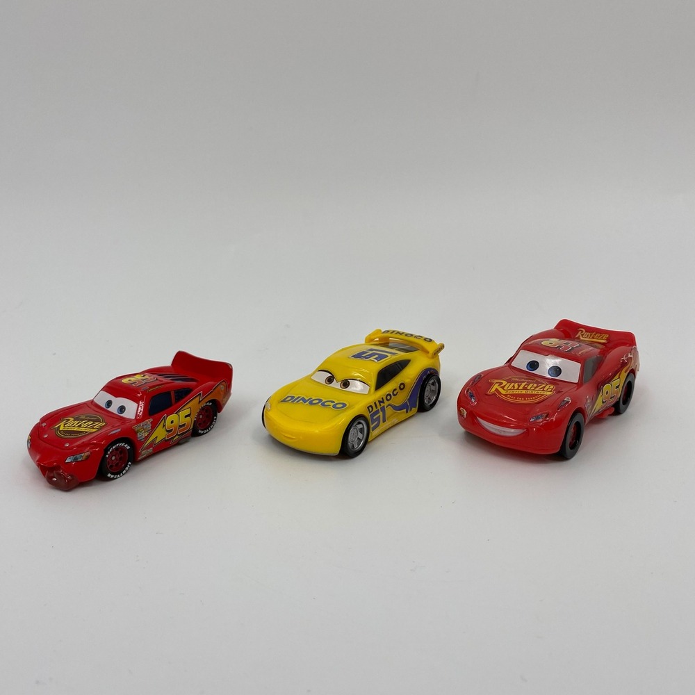 Disney Pixar Cars Lot Lightning McQueen Dinoco Cruz Ramirez Diecast Toy Vehicles